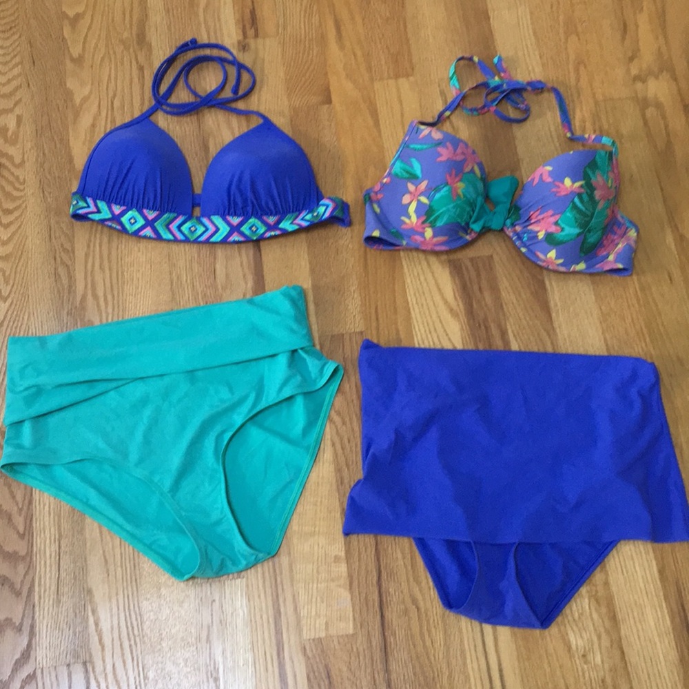 Mix and match bikinis